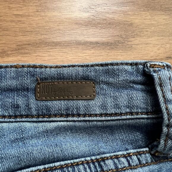 Kut From The Kloth Jeans Size 6 Connie Ankle Skinny Distressed Medium Wash - Picture 8 of 11